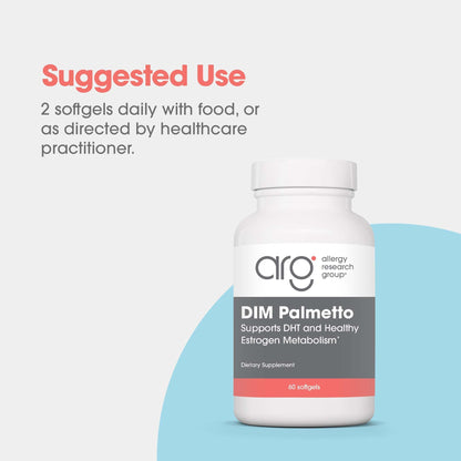 Allergy Research Group DIM Palmetto Prostate Support Softgels 60 Count