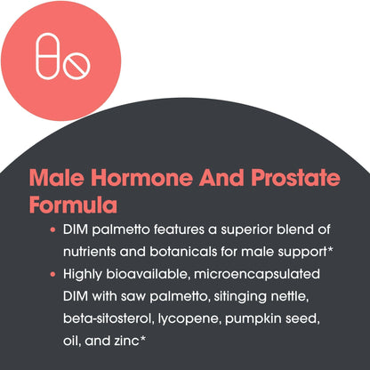 Allergy Research Group DIM Palmetto Prostate Support Softgels 60 Count