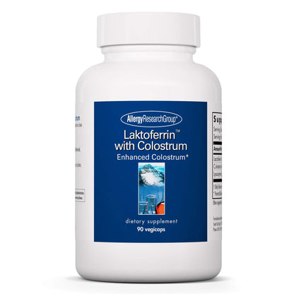 Allergy Research Group Laktoferrin with Colostrum - Lactoferrin + Bovine Colostrum | 90 Veggie Capsules