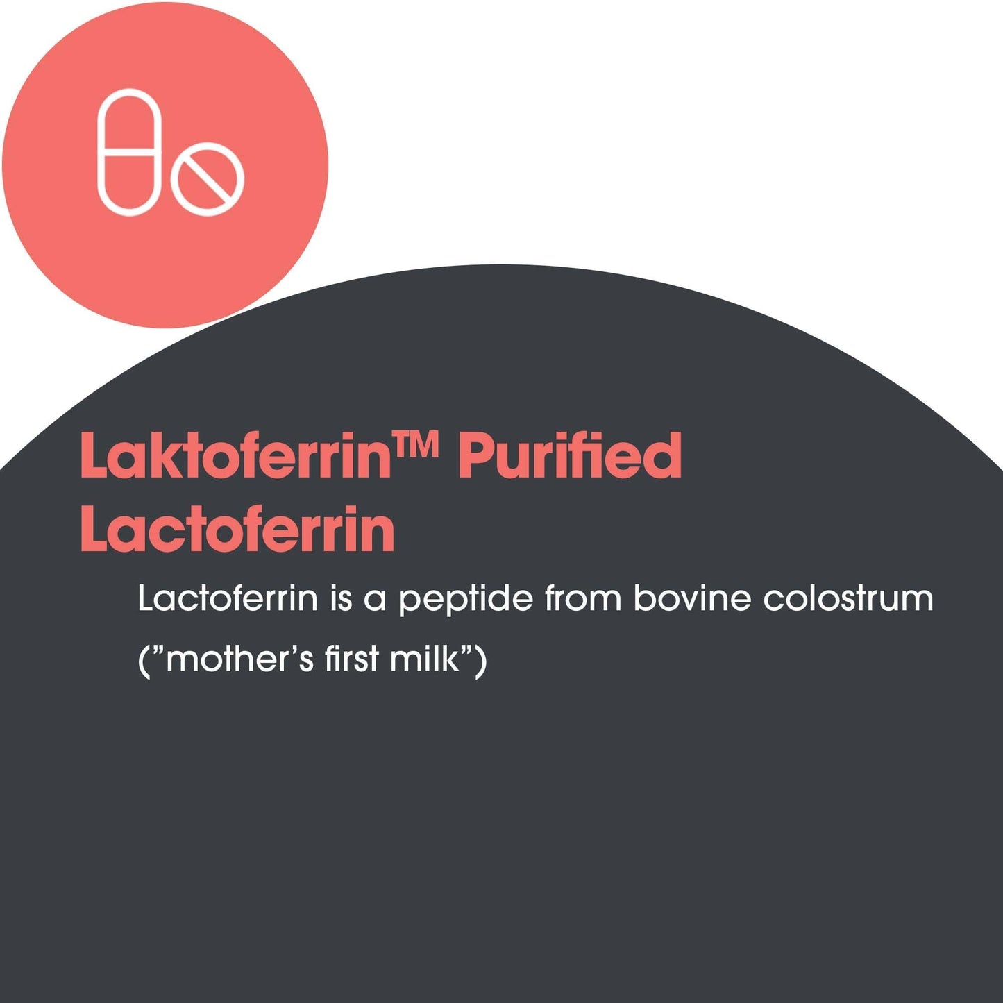 Allergy Research Group Laktoferrin Supplement - Lactoferrin 350mg, Bovine Colostrum, Immune Peptide, Iron, Vegicaps - 90 Count
