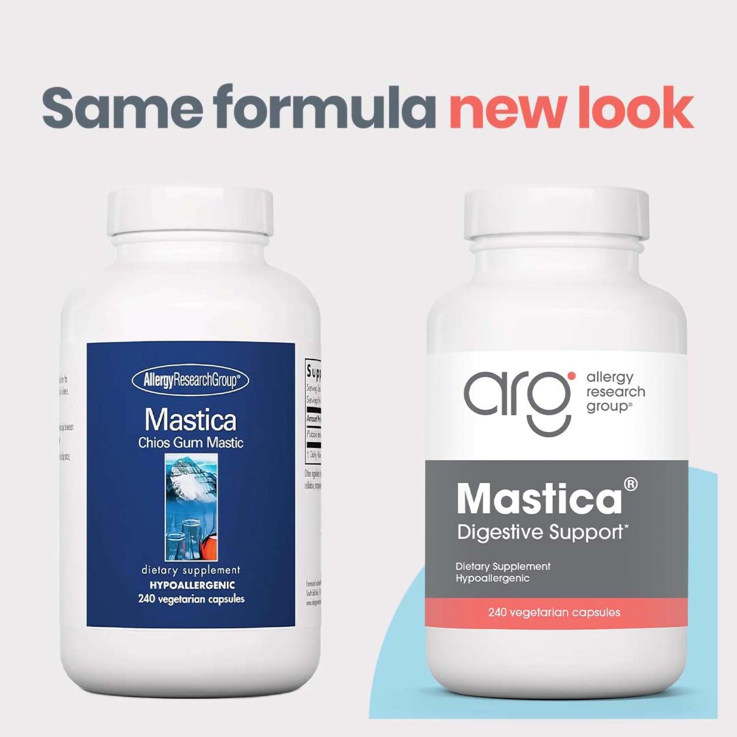 Allergy Research Group Mastica - Mastic Gum Capsules for Digestive Health - 240 Count