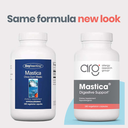 Allergy Research Group Mastica - Mastic Gum Capsules for Digestive Health - 240 Count