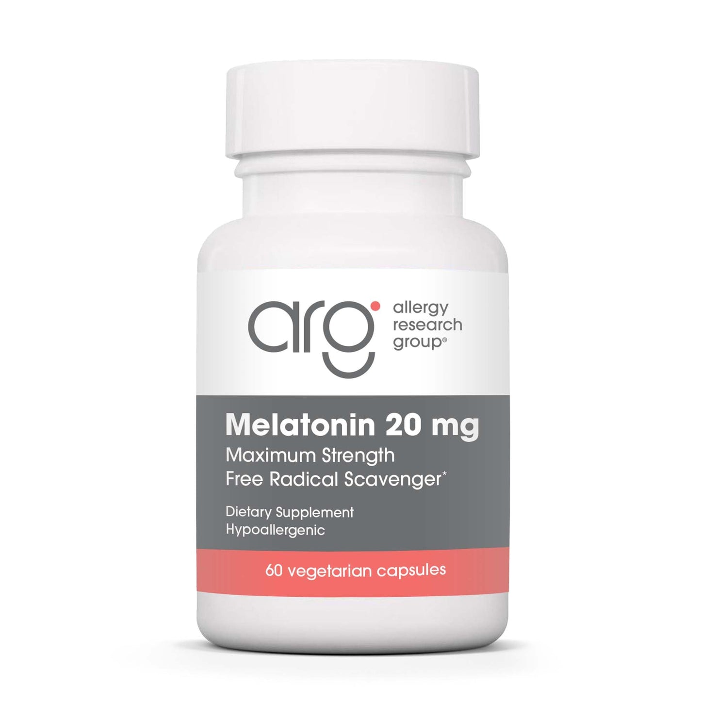 Allergy Research Group Melatonin 20mg - Extra Strength Sleep Aid (60 Count)