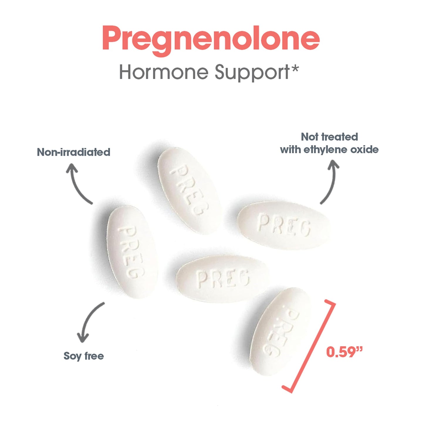 Allergy Research Group Pregnenolone 100mg – Plant-Based Hormone Support (60 Tablets)