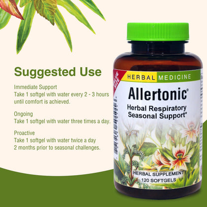 Herbs Etc. Allertonic – Healthy Breathing Support, 120 Softgels