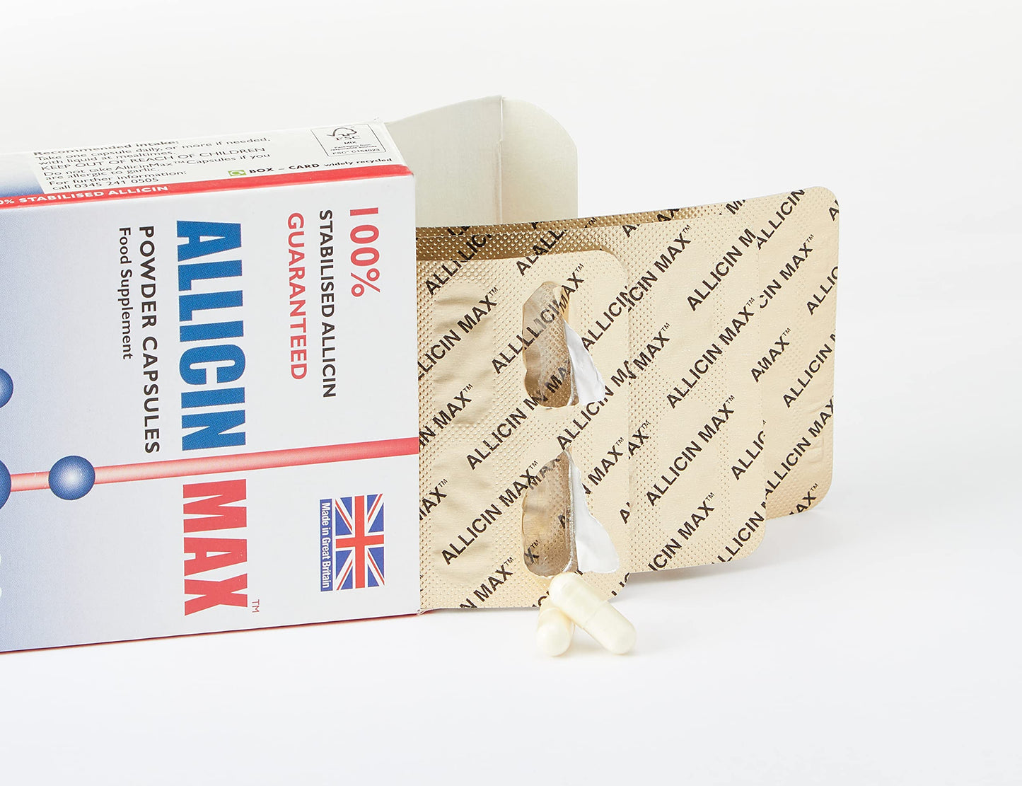 Allicin Max 30 Veg Caps | Garlic Allicin Supplement