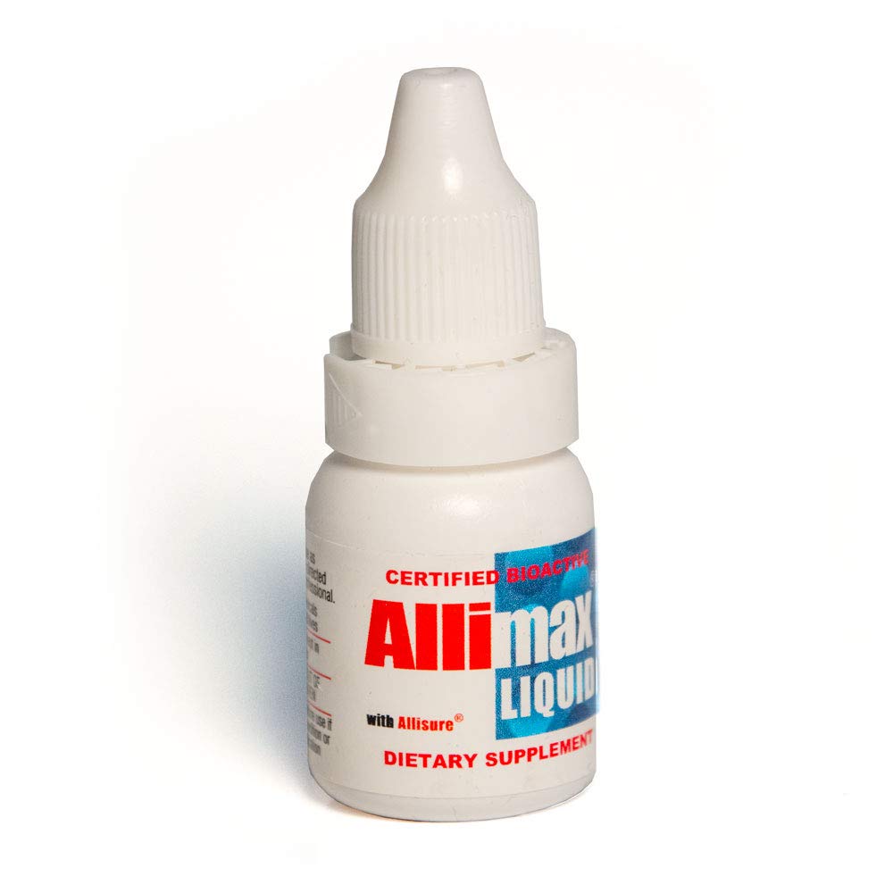 Allimax Nutraceuticals Liquid Supplement – Stabilized Allicin (0.33 fl oz) Plant-Based Garlic