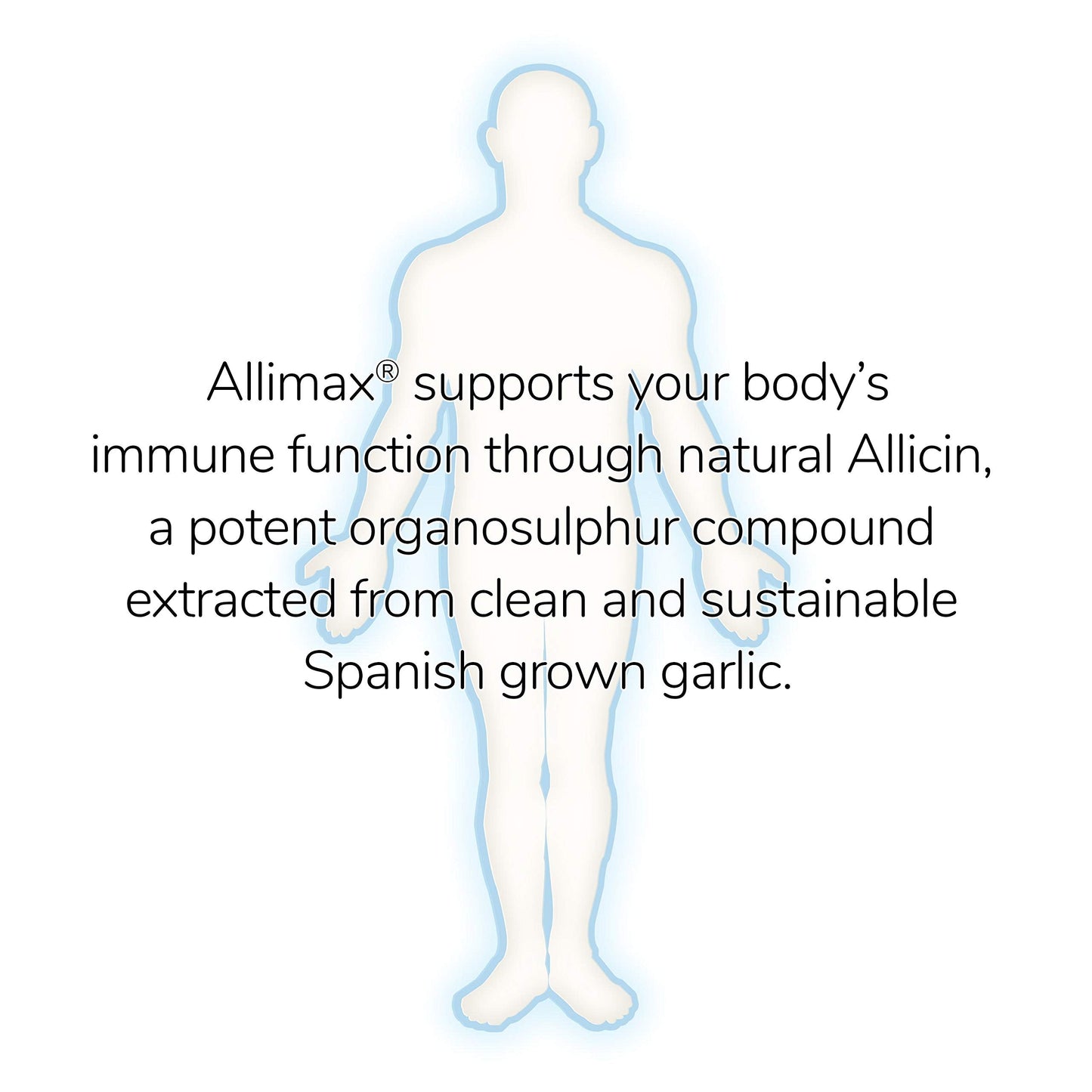 Allimax Pro Practitioner Strength 450 mg Allicin from Garlic | 100 Vegetarian Capsules