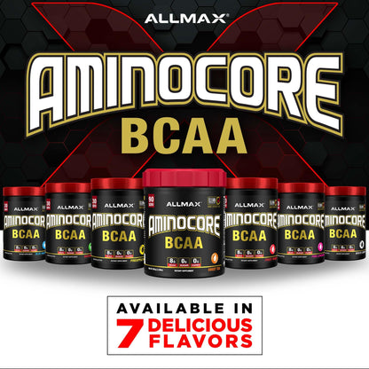 ALLMAX AMINOCORE BCAA Pineapple Mango – 945 g, 90 Servings, Sugar Free | No Fillers