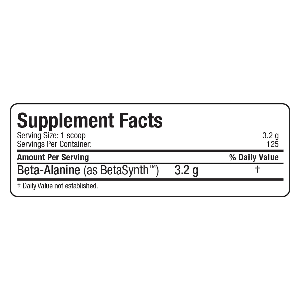 ALLMAX Nutrition Beta-Alanine Powder – Performance Enhancer for Strength & Endurance, 400g (14.11 oz)