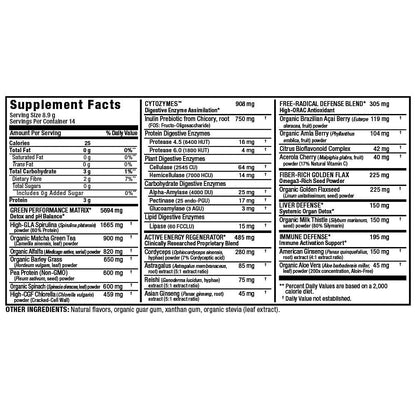 ALLMAX Cytogreens Super Greens Powder – Immune & Digestive Support (125 g), Vegan