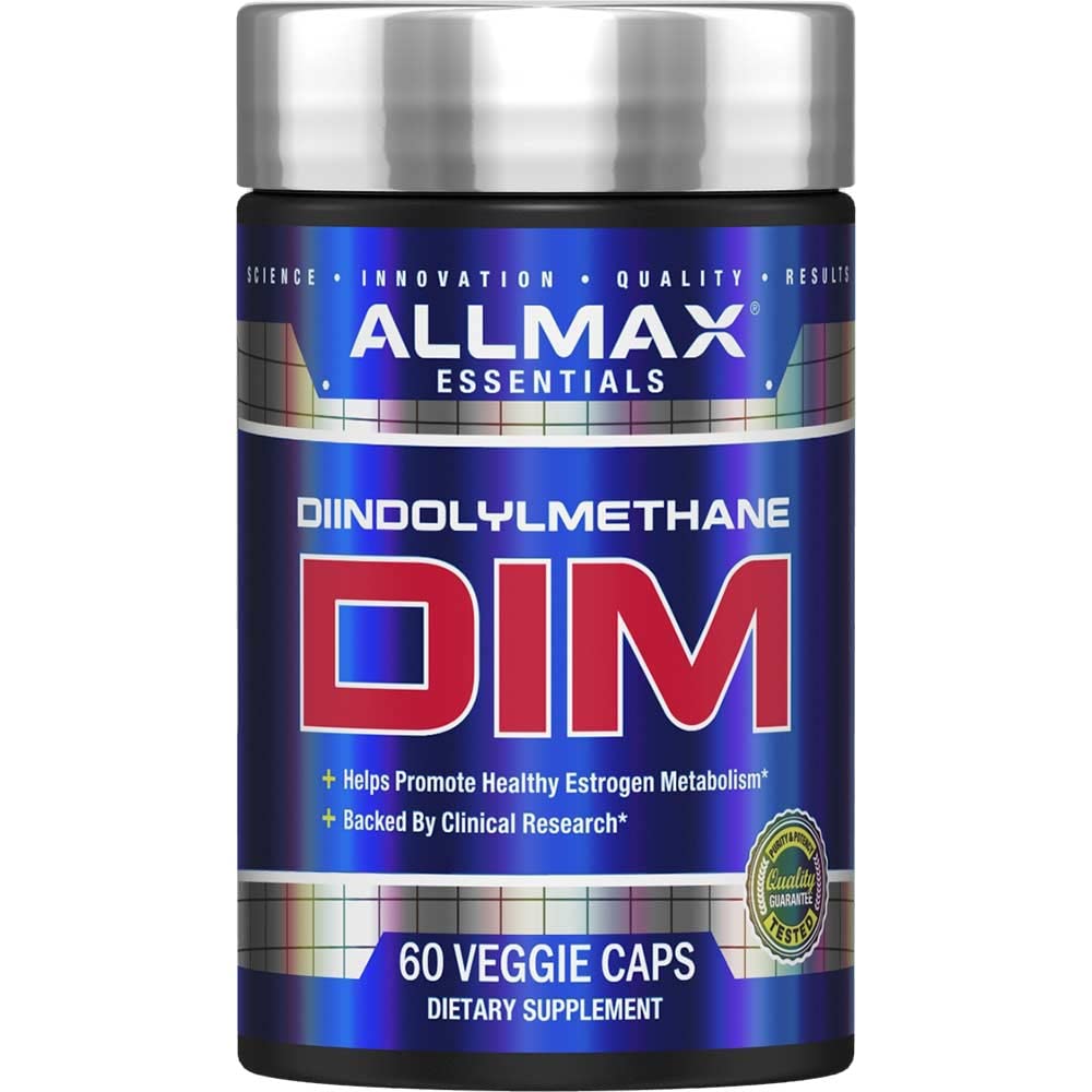 ALLMAX Essentials DIM – 60 Veggie Caps (100 mg) | Vegan Hormonal Support