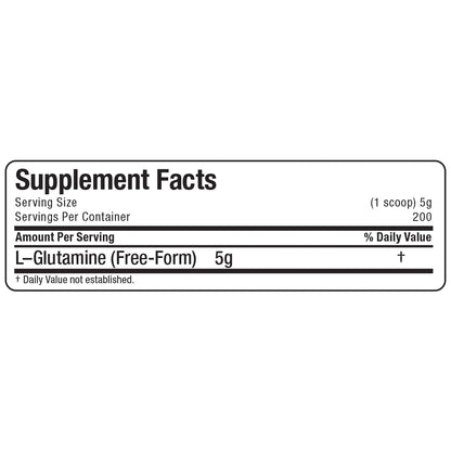 ALLMAX Nutrition L-Glutamine Powder – Muscle Recovery Formula | Gluten Free, Vegan | 1000 Grams