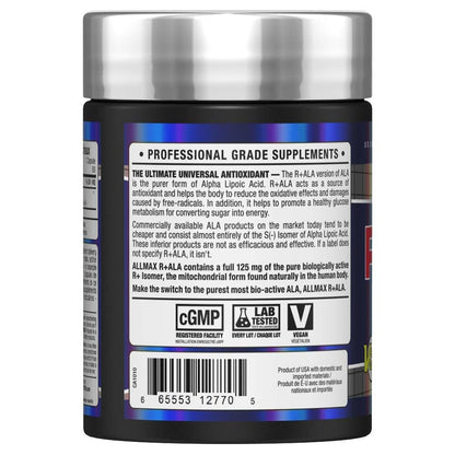 ALLMAX R+ALA - 60 Capsules | Powerful Antioxidant & Nutrient Delivery