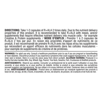 ALLMAX R+ALA - 60 Capsules | Powerful Antioxidant & Nutrient Delivery