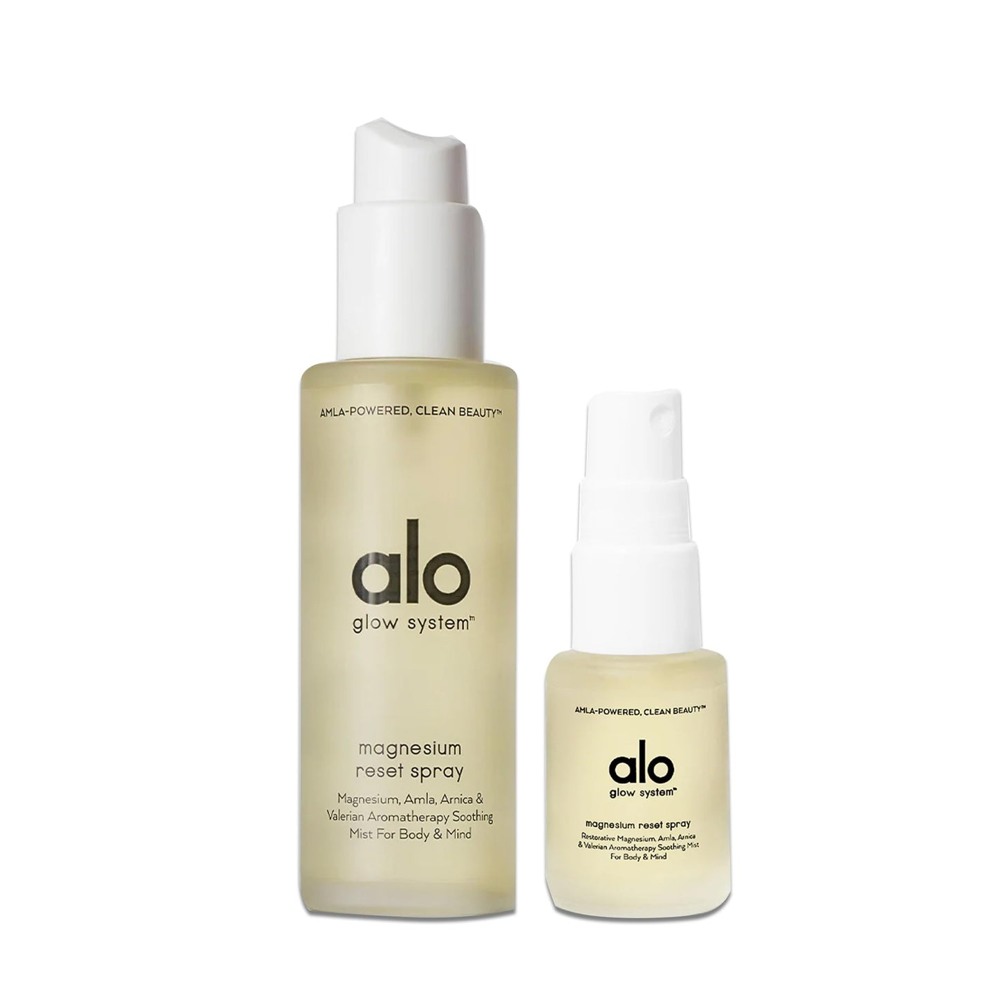 Alo Magnesium Reset Body Spray + Mini – Sleep & Stress Relief Calming Mist | Magnesium, Valerian Root, Arnica | Made in USA