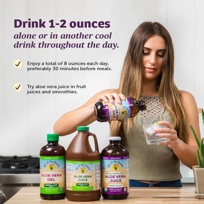 Lily of the Desert Aloe Vera Juice – Inner Fillet, Organic & Digestive Health