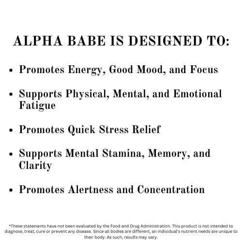 Were In This Together: Alpha Babe Nootropic for Women