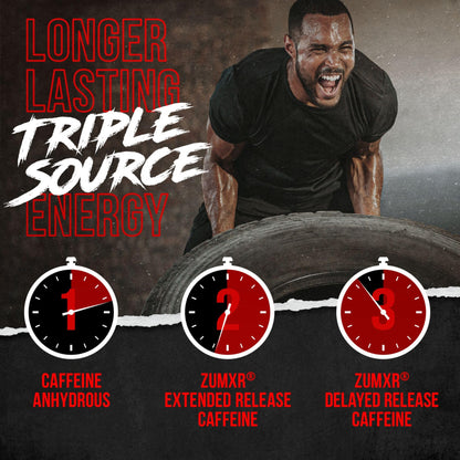 ALPHA LION Superhuman Burn – 2-in-1 Metabolism Booster Pre Workout & Thermogenic Fat Burner for Men | 21 Servings | Sweet Black Cherry