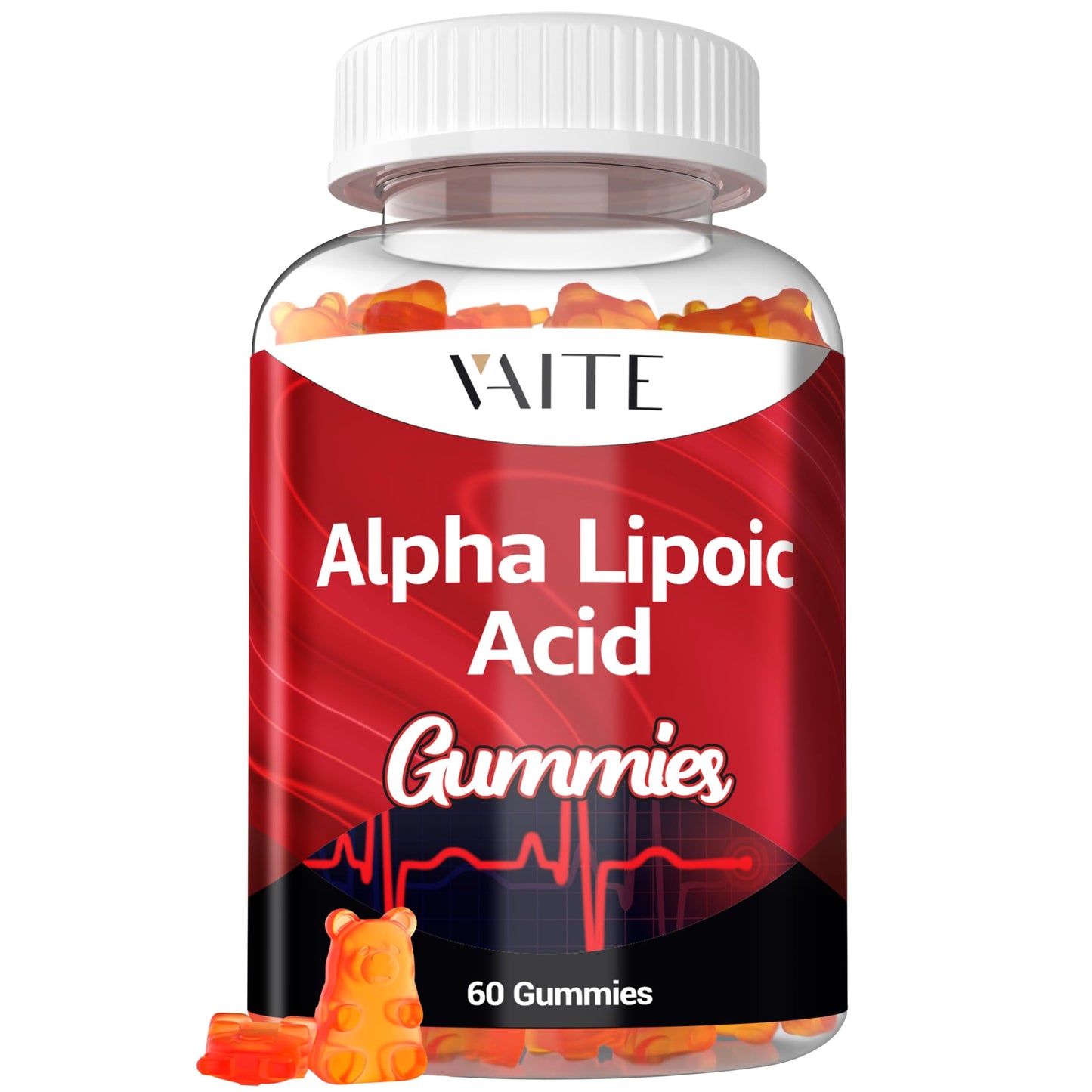 Alpha Lipoic Acid Gummies 1000mg - Nerve & Brain Support, Vegan, Gluten-Free