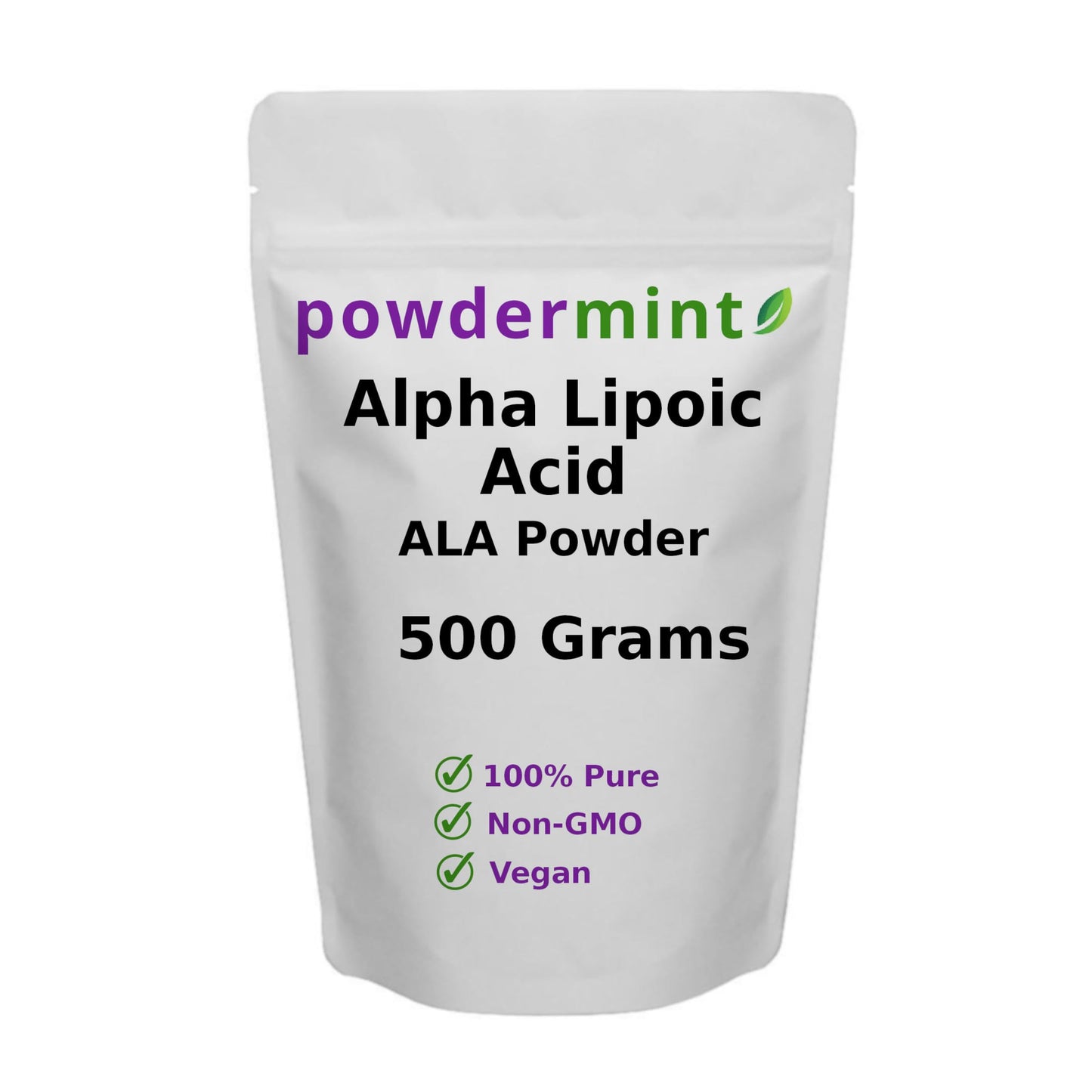 Alpha Lipoic Acid Powder (RS-ALA) – Antioxidant Supplement (Scoop Included)