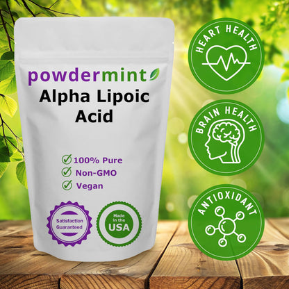 Alpha Lipoic Acid Powder (RS-ALA) – Antioxidant Supplement (Scoop Included)