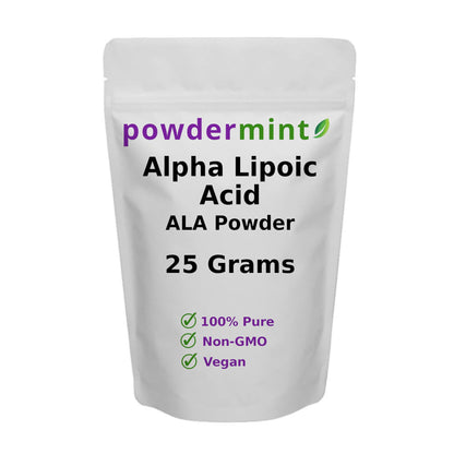 Alpha Lipoic Acid Powder RS-ALA (Pure ALA) – Antioxidant (Scoop Included)