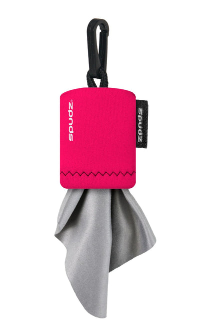 Alpine Innovations SPUDZ 6x6 Hot Pink Microfiber Cloth – Screen Cleaner for Glasses & Electronics