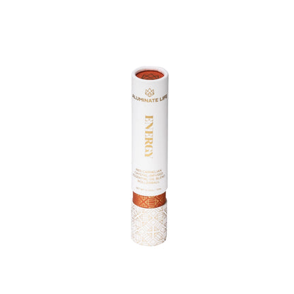 Aluminate Life Energy Essential Oil Rollerballs 7 oz, Red Carnelian Crystal Infused, Lemon, Grapefruit & Bergamot