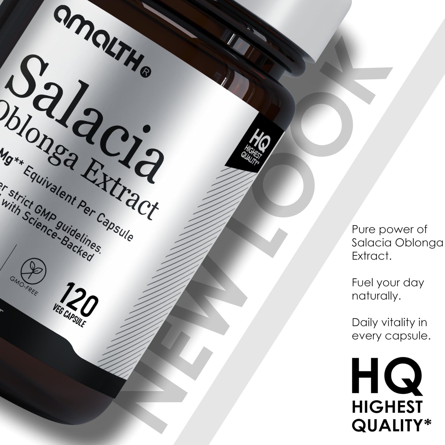 AMALTH Salacia Oblonga Extract - 90 Veg Capsules | Ayurvedic Herbal Supplement