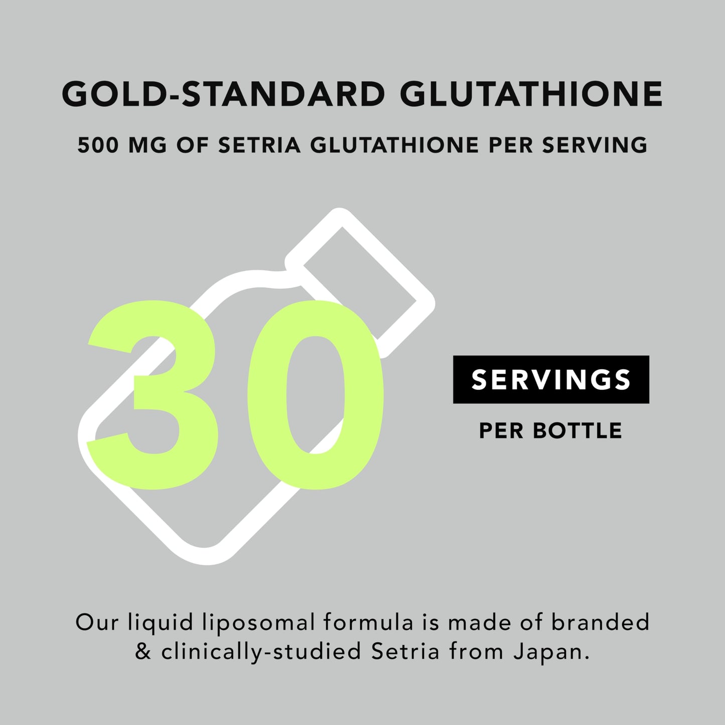 AMANDEAN Liposomal Glutathione 500mg (Setria) – Immune Support & Brain Health