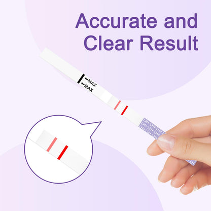 Ovulation Test Strips with Cups – Amazewell LH Kit, 50 Pcs
