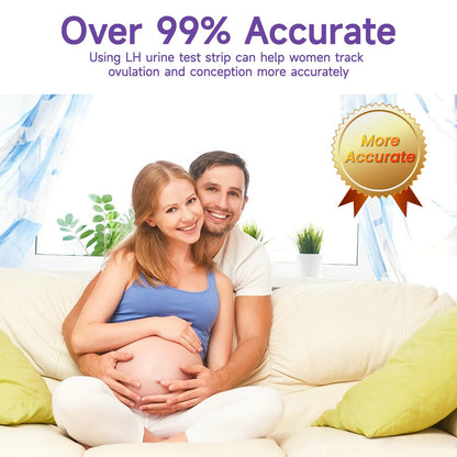 Ovulation Test Strips with Cups – Amazewell LH Kit, 50 Pcs