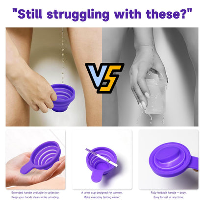 Amazewell Reusable Folding Urine Cups for Ovulation & Pregnancy Tests