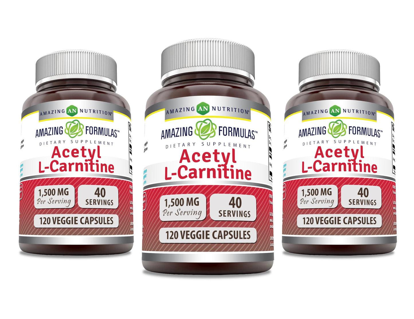 Acetyl L-Carnitine HCl 1500 mg Veggie Capsules – Amazing Formulas