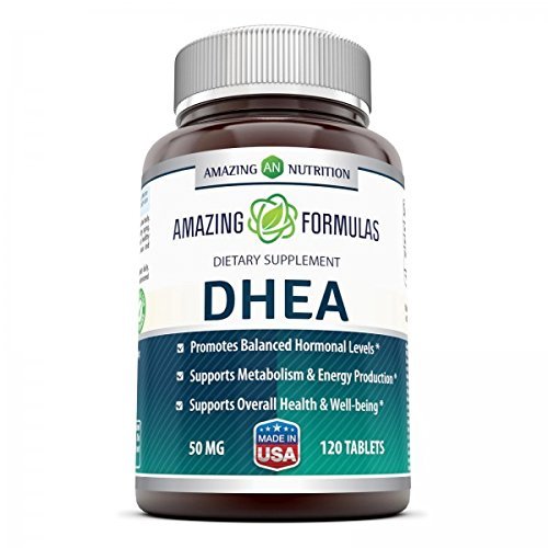 Amazing Formulas DHEA 100 Mg – 120 Tablets | Non-GMO, Gluten-Free, Made in USA