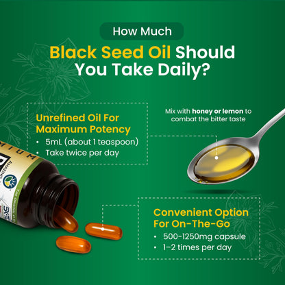 Amazing Herbs Premium Black Seed Oil – 16 fl oz (Pack of 2) | Nigella Sativa, Digestive & Immune Support