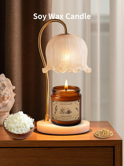 Scented Candles for Home - 16oz Lemon Verbena Soy Wax Candle with 100 Hour Burn