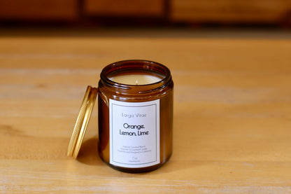 All-Natural Orange, Lemon & Lime Aromatherapy Candle | Vegan, Non-Toxic