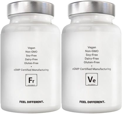 Amen Fruits + Veggies Vitamins Bundle | Raw Whole Food Multivitamin Capsules – Greens, Reds & Berries, Vegan, Non-GMO, 180 ct
