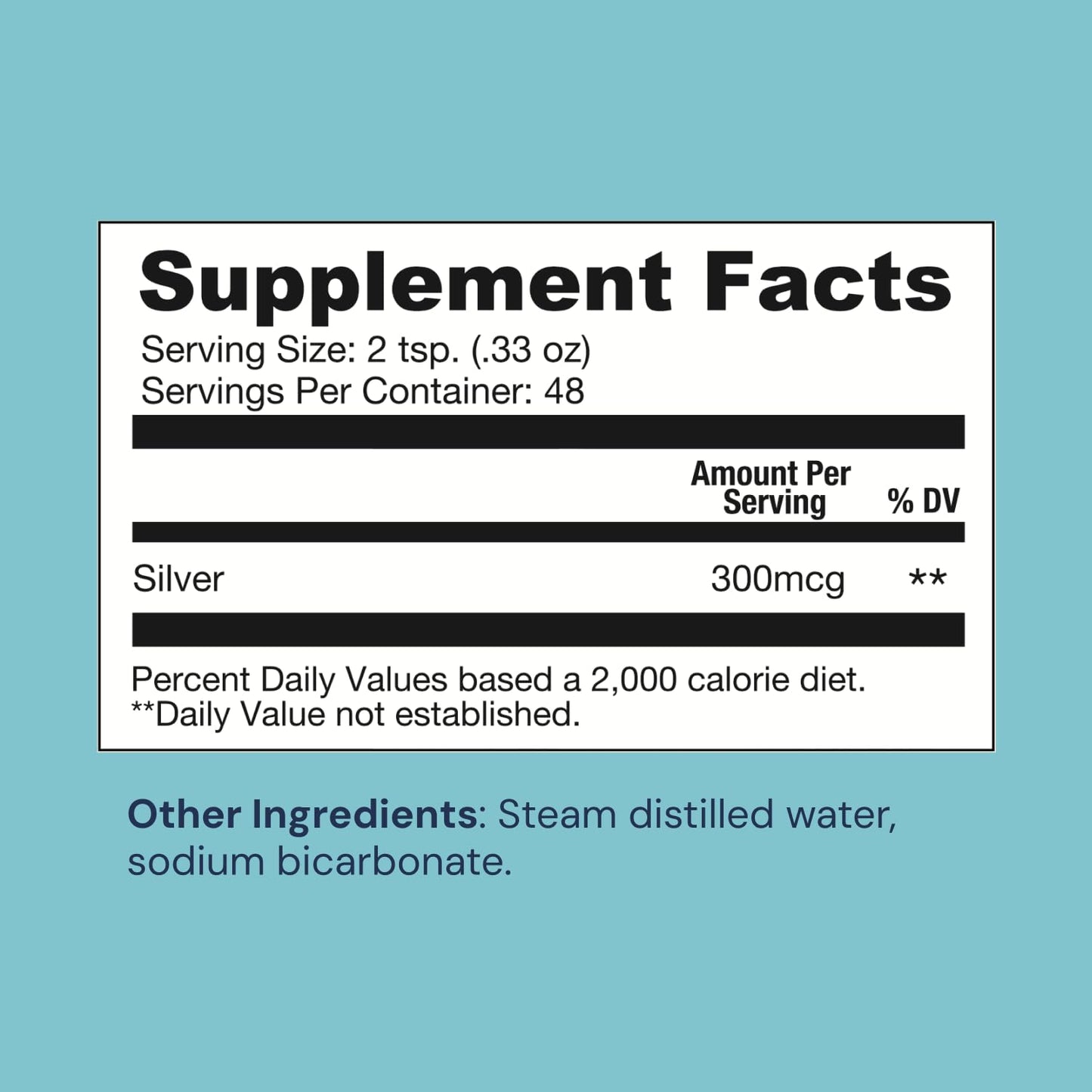 Ameo Life Colloidal Silver Liquid 30 PPM | Alkaline Silver Water for Immune Support & Gut Health | 16 oz