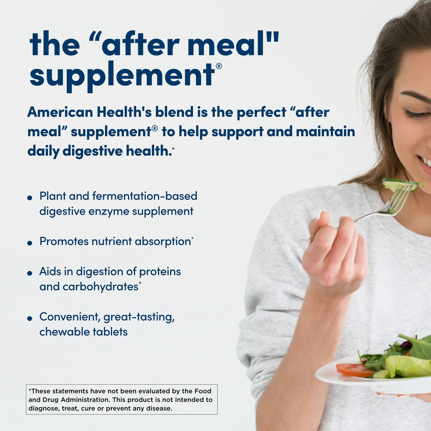 American Health Original Papaya Enzyme - 600 Chewable Tablets, Pack of 4 - After-Meal Digestive Support, Non-GMO, Vegan, 800 Total Servings