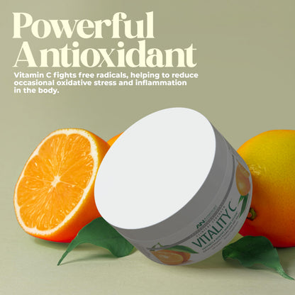 American Nutriceuticals Vitamin C Powder – Sugar-Free, Non-Acidic, 4000mg, pH-Neutral