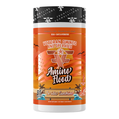 Amino Flood by Frontline Formulations – BCAA + EAA Recovery & Hydration