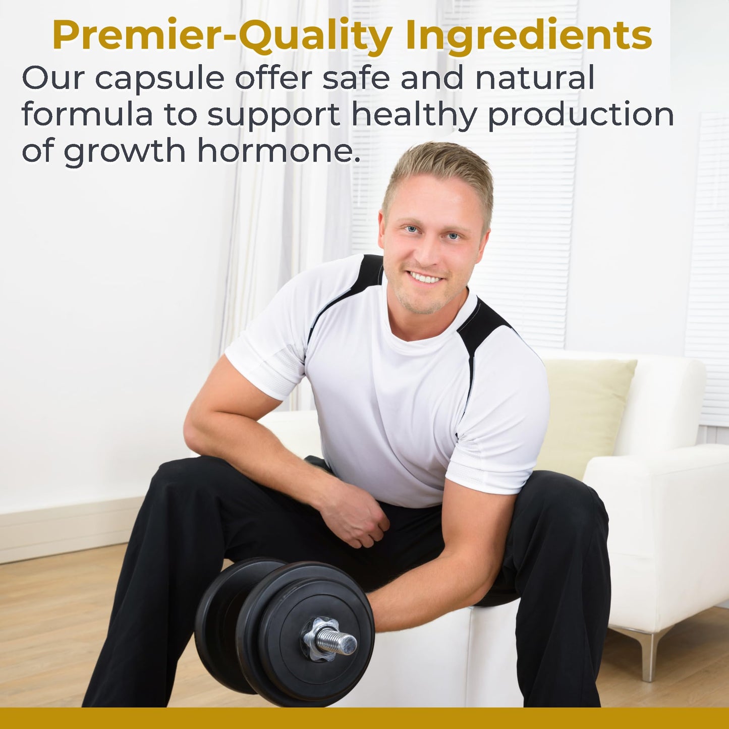 Premier Research Labs Amino HGH - HGH Supplements for Men & Women, L-Arginine & L-Lysine, 105 Capsules