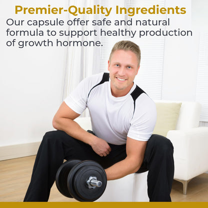 Premier Research Labs Amino HGH - HGH Supplements for Men & Women, L-Arginine & L-Lysine, 105 Capsules