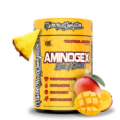 Aminogex Ultra BCAA Powder – Tropical Mango, 30 Servings