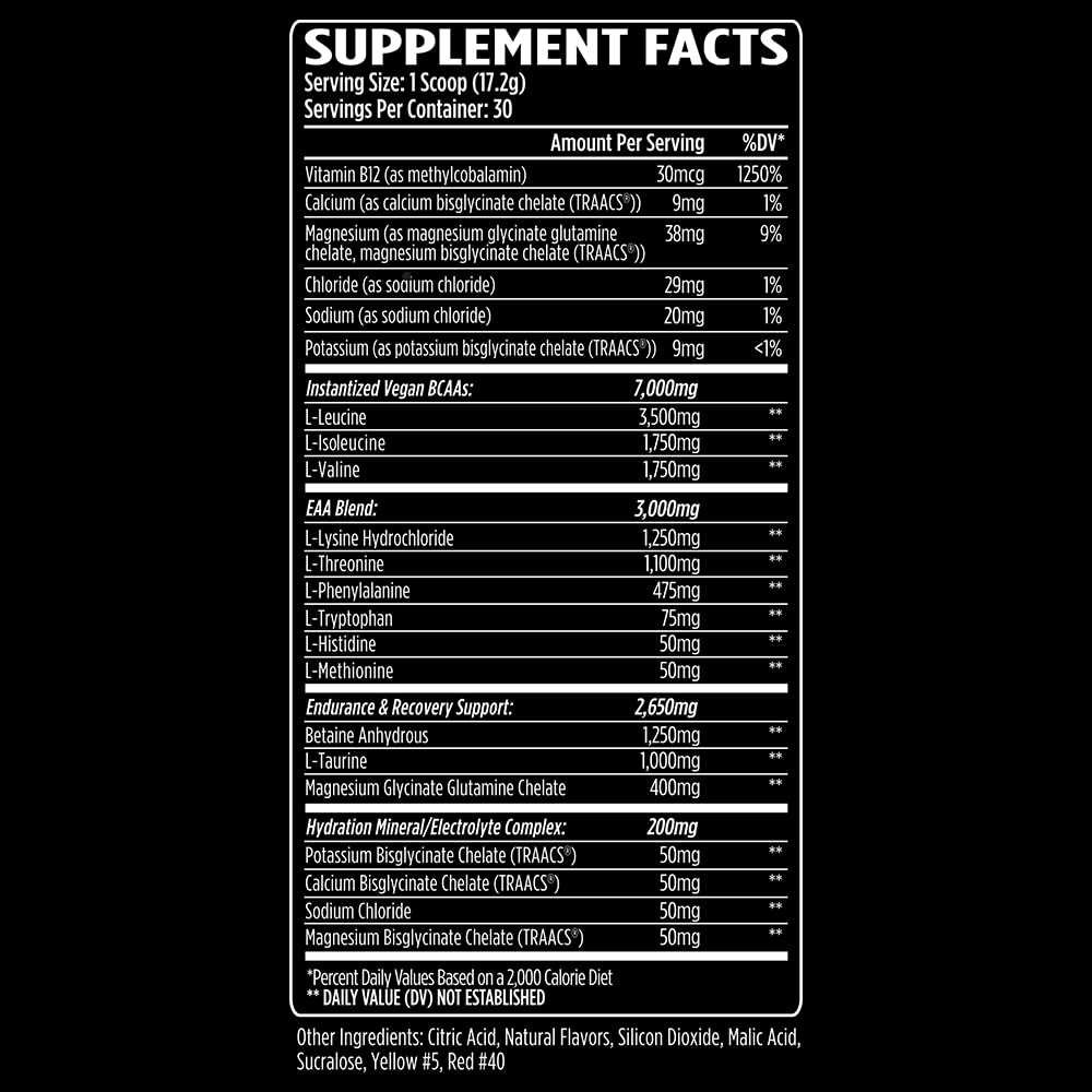 Aminogex Ultra BCAA Powder – Tropical Mango, 30 Servings