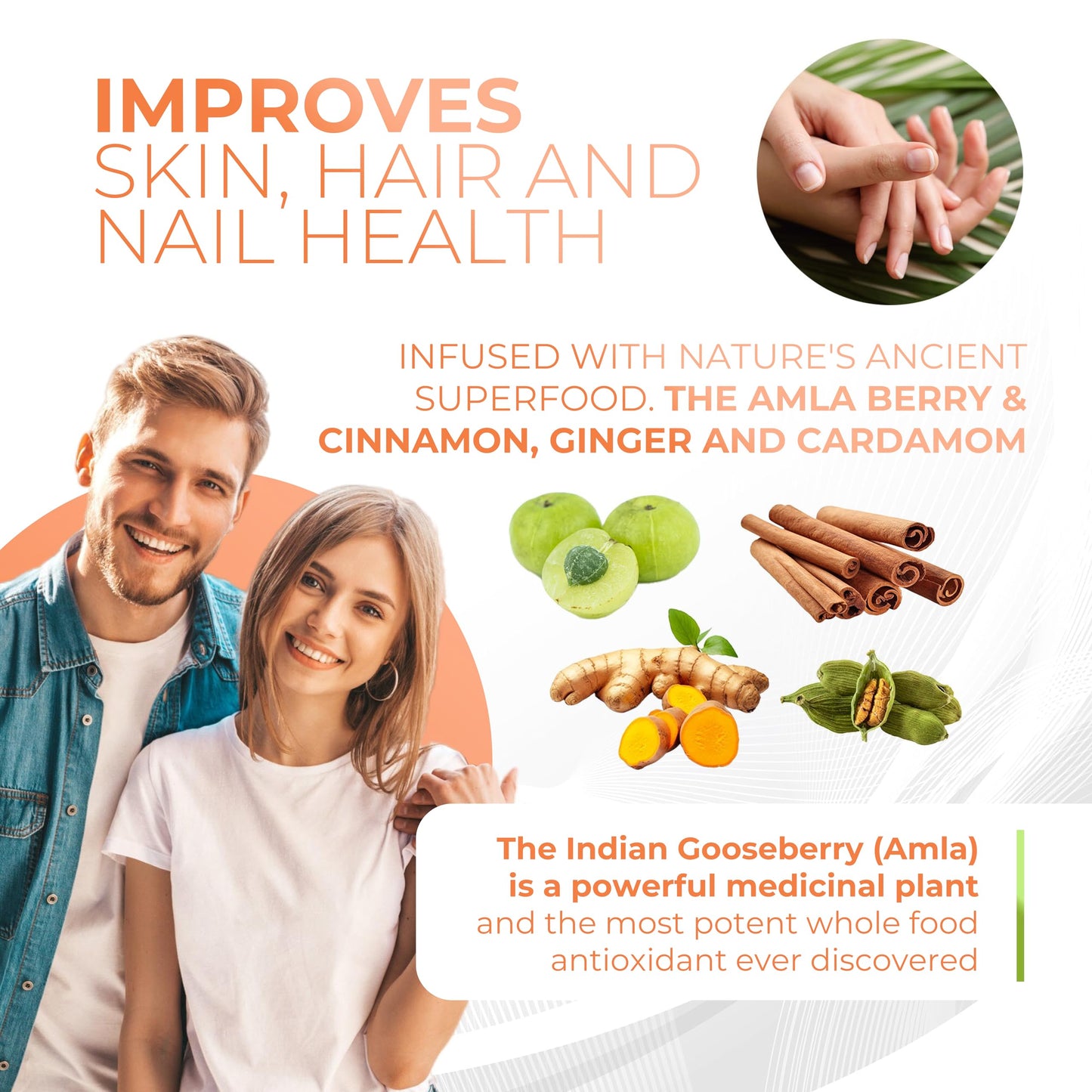 Amla Green 20x Concentrated Amla Powder with Pumpkin Spice – 90 Servings