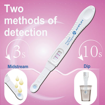 Amplim Early Detection Pregnancy Tests – Bulk, 10 MIU/mL, 99.9% Accurate